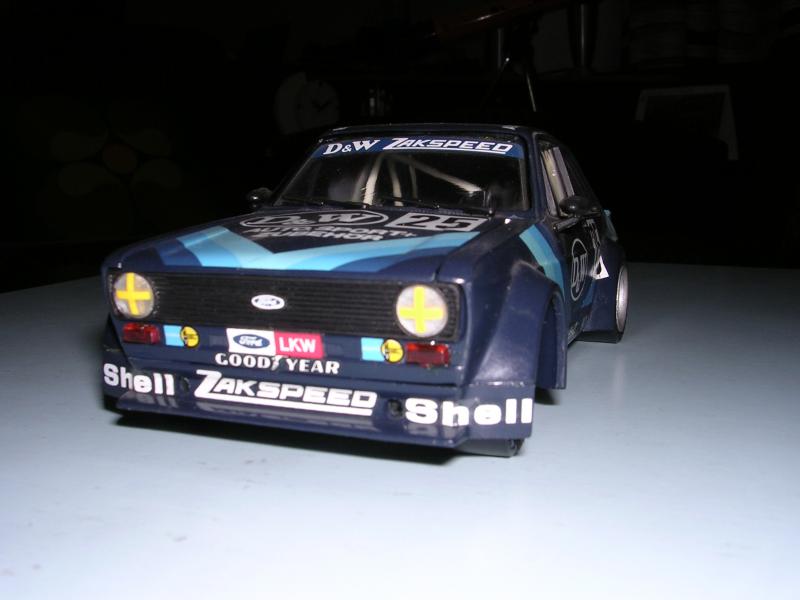 Ford Escort Zakspeed 1979 realizzata da me nel 1994 su base del kit 1:24 ESCI-ERTL del 1990.