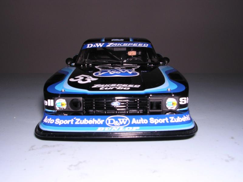 Ford Capri Zakspeed Tamiya 1:24 assemblata & decorata da me tra Marzo e Giugno 2009
