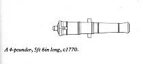 H.M.S. Resolution 1:50-canna-4-libbre-1770.jpg