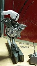 Yamaha M1 2006-2007+ super detail up set Top Studio-prova-montaggio-motore-yamaha-m1-2006-con-air-box-provvisorio-5.jpg