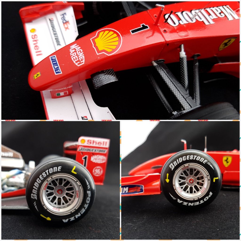 自動車 Tameo Kits1/43 TMK 295 Ferrari F2001 Tameo Kits TMK295: Car scale model kit 1/43 scale - Ferrari